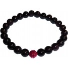 Granat Armband - Shamballa Buddha Armband